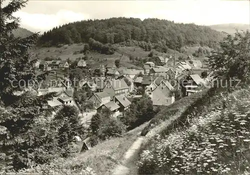 Fehrenbach Thueringer Wald Ansicht vom Wanderweg aus Kat. Masserberg