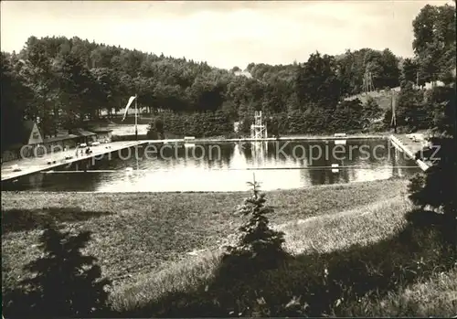 Warmbad Wolkenstein Sommerbad Schwimmbad Kat. Wolkenstein