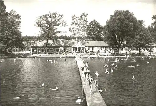 Schildau Freibad am Neumuehlenteich Kat. Schildau Gneisenaustadt