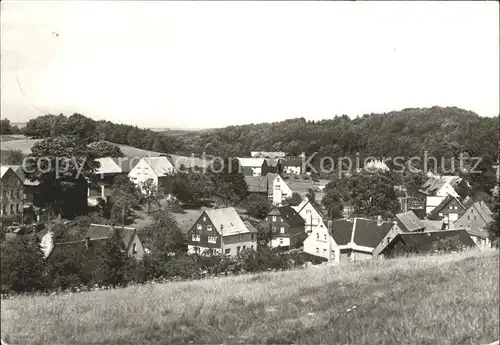 Obercrinitz Teilansicht Niederdorf Kat. Crinitzberg