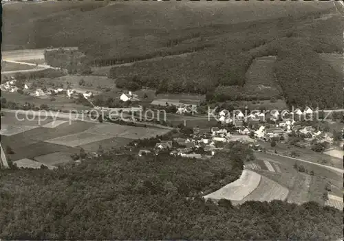 Haingrund Gasthaus Pension Odenwald Fliegeraufnahme Kat. Luetzelbach