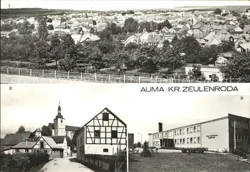 Auma Teilansicht Mossbacher Strasse Otto Grotewohl Oberschule Kat. Auma