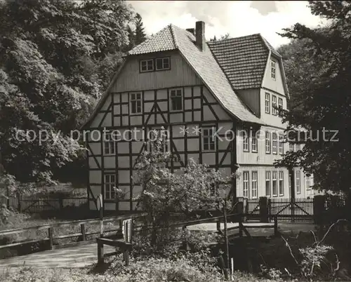 Stolberg Harz Jugendherberge Thomas Muentzer Luftkurort Kat. Stolberg Harz