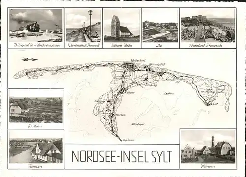 Sylt Kampen Rantum Zug Hindenburgsdamm List  Kat. Sylt Ost