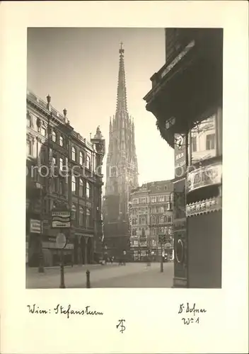 Wien Stefansturm Kat. Wien