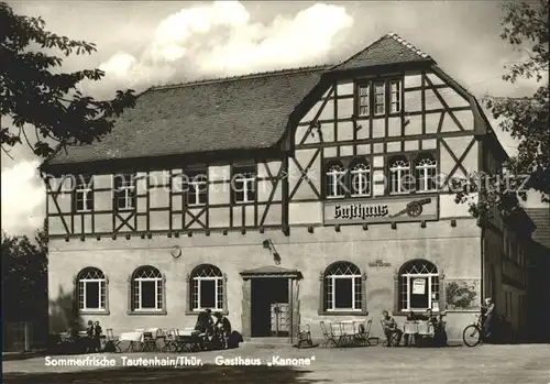 Tautenhain Gasthaus Kanone Kat. Tautenhain Hermsdorf