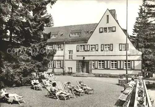 Gruenhain-Beierfeld Genesungsheim Elterleiner Strasse / Beierfeld Erzgebirge /Erzgebirgskreis LKR