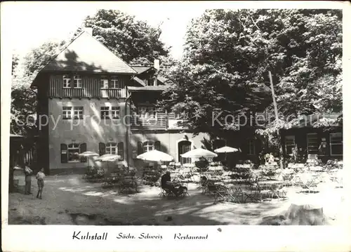 Bad Schandau Kuhstall Restaurant Kat. Bad Schandau