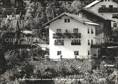 Landeck Tirol Haus Tiefenbrunner  Kat. Landeck