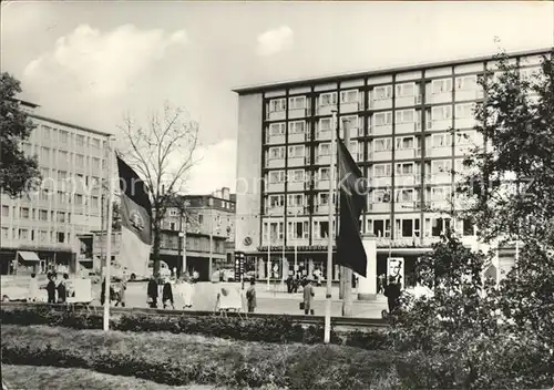 Karl Marx Stadt Hochhaus Cafe Freundschaft Hotel Moskau Kat. Chemnitz