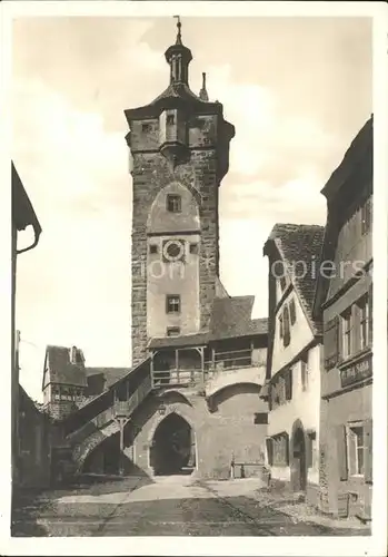 Rothenburg Tauber Klingenturm  Kat. Rothenburg ob der Tauber