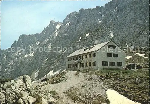 Karwendel Lamsenjochhuette Hochnissel Steinkarlspitze Kat. Schwaz