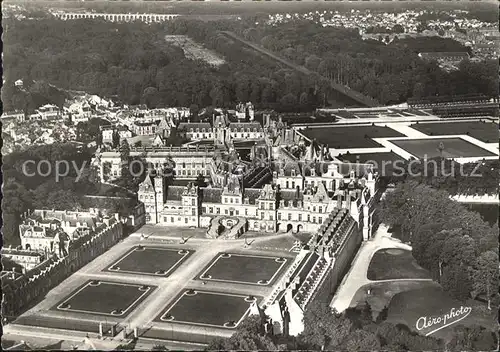 Fontainebleau Seine et Marne Chateau Fliegeraufnahme Kat. Fontainebleau