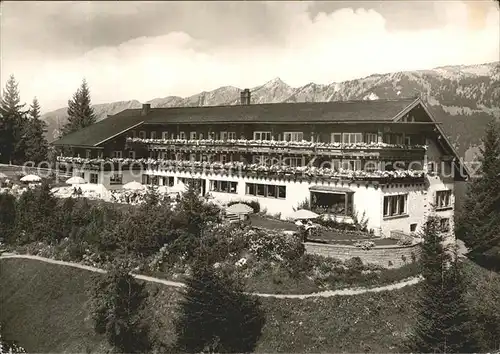 Sonthofen Oberallgaeu Berghotel Allgaeuer Berghof Kat. Sonthofen