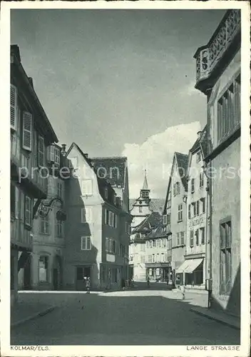 Colmar Haut Rhin Elsass Lange Strasse Kat. Colmar