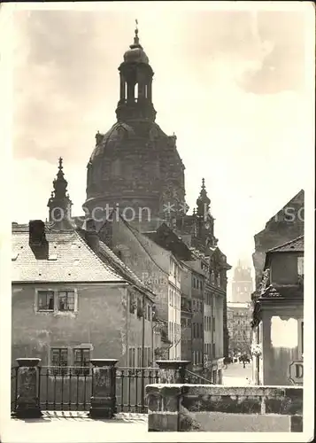 Dresden Frauenkirche Kat. Dresden Elbe