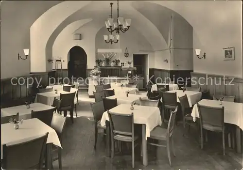 Neuhausen Erzgebirge Klubhaus Schloss Purschenstein Restaurant Kat. Neuhausen Erzgebirge