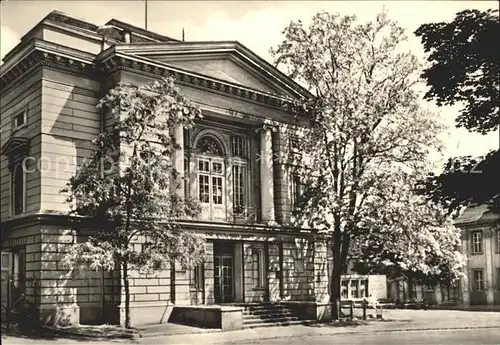 Bernburg Saale Carl Maria von Weber Theater Kat. Bernburg