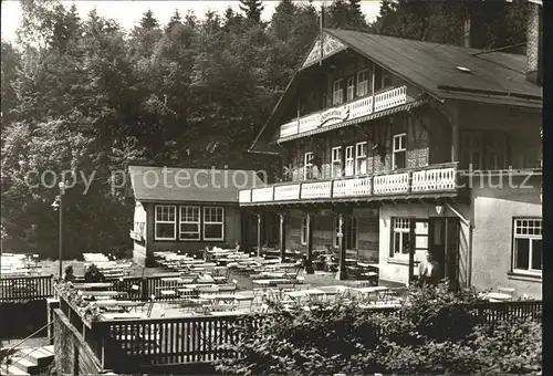 Tabarz Schweizerhaus im Lauchagrund Kat. Tabarz Thueringer Wald