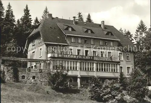 Baerenburg Sachsen FDGB Cafe Neues Leben Kat. Altenberg