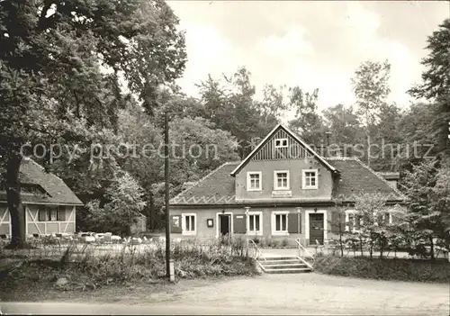 Dahlen Sachsen Waldgaeststaette Hospitalhuette  Kat. Dahlen Sachsen