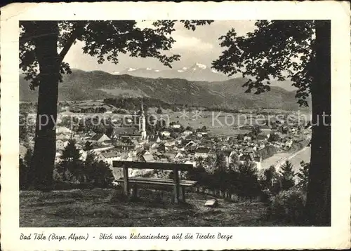 Bad Toelz Blick vom Kalvarienberg  Kat. Bad Toelz