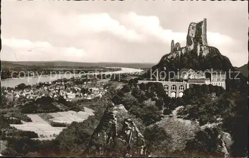 Koenigswinter Panorama mit Drachenfels Perle des Rheins Kat. Koenigswinter