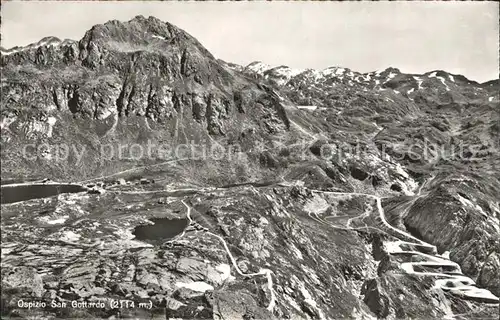 San Gottardo Ospizio Hospiz Alpenpanorama Gebirgspass Kat. San Gottardo