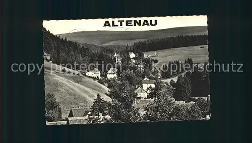 Altenau Harz Blick ins Villenviertel mit Wolfswarte Kat. Altenau