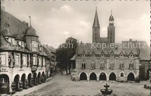 Goslar Marktplatz Hotel Brunnen Kat. Goslar