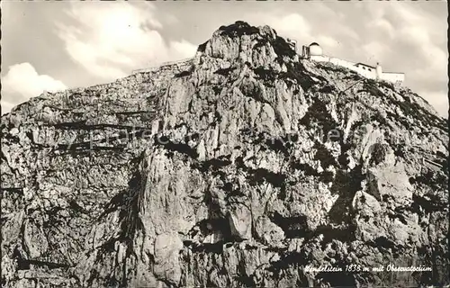 Wendelstein Berg mit Observatorium Kat. Bayrischzell