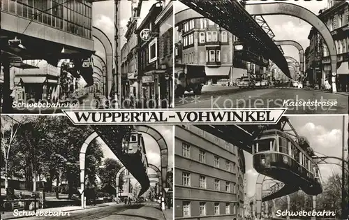 Vohwinkel Schwebebahn Bahnhof Kaiserstrasse  Kat. Wuppertal