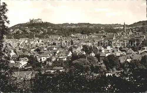 Coburg Stadtbild mit Veste Kat. Coburg