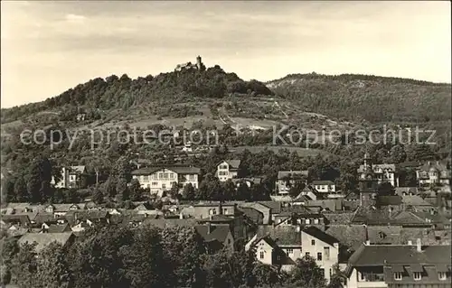 Bad Blankenburg Blick auf Burg Greifenstein  Kat. Bad Blankenburg