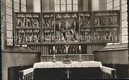 Uslar Solling Altar Relief Evangelische Kirche Kat. Uslar