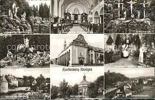 Neviges Velbert Kloster Kirche Marienberg Kreuzberg Heiligenfiguren Schloss Hardenberg / Velbert /Mettmann LKR