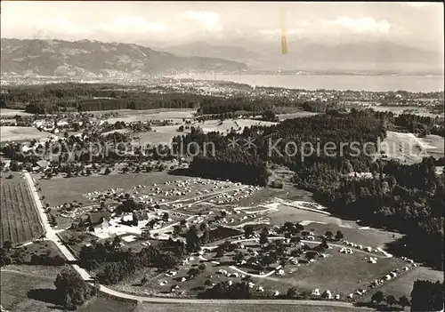 Oberreitnau Campingplatz Gitzenweilerhof Fliegeraufnahme Kat. Lindau (Bodensee)