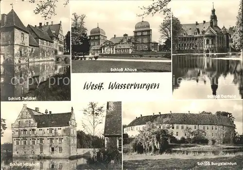Muenster Westfalen Westfaelische Wasserburgen Kat. Muenster