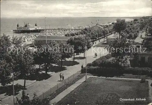 Ahlbeck Ostseebad Strandpromenade Seebruecke Kat. Heringsdorf Insel Usedom