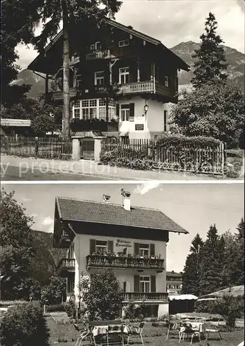 Garmisch Partenkirchen Gaestehaus Kornmueller Kat. Garmisch Partenkirchen