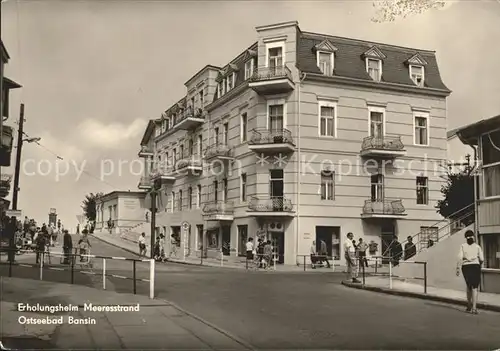 Bansin Ostseebad Erholungsheim Meeresstrand Kat. Heringsdorf