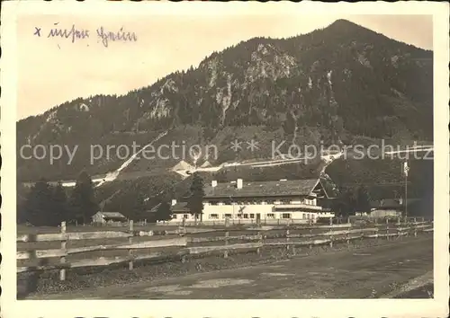 Schliersee Jugendherberge Josefstal Kat. Schliersee