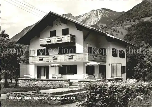 Vandans Vorarlberg Haus Tagwerker Kat. Vandans