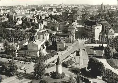 Plauen Vogtland Fliegeraufnahme Grothewohl Platz Kat. Plauen