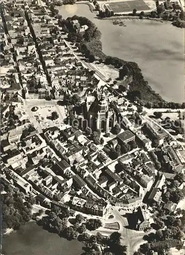 Stralsund Mecklenburg Vorpommern Fliegeraufnahme Altstadt Kat. Stralsund