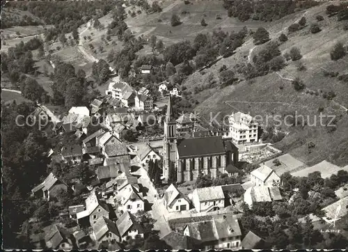 Rimbach pres Guebwiller Fliegeraufnahme mit Kirche Kat. Rimbach pres Guebwiller