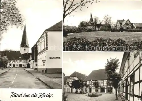 Rahden Westfalen Kirchenpartie Kat. Rahden