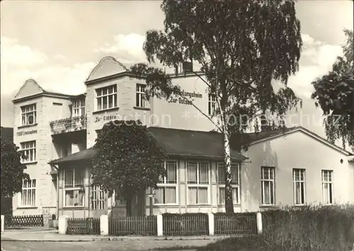 Koelpinsee Usedom FDGB Erholungsheim Zur Ostsee Kat. Usedom