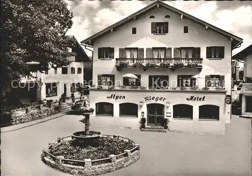 Oberstdorf Alpenhotel Rieger Kat. Oberstdorf