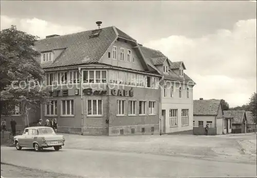 Friedrichsbrunn Harz FDGB Erholungsheim Gustav Zabel Kat. Friedrichsbrunn